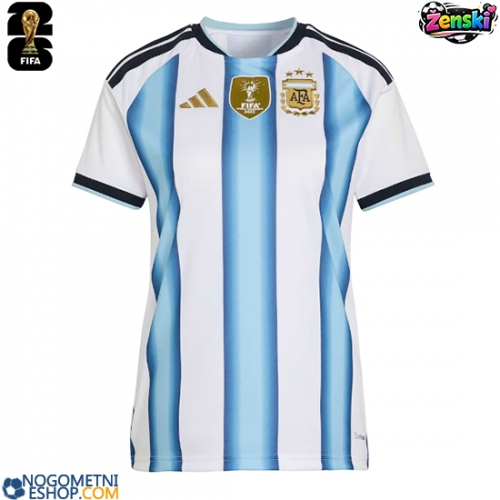 Ženski Nogometni dresi Argentina Domači SP 2026 Kratek Rokav
